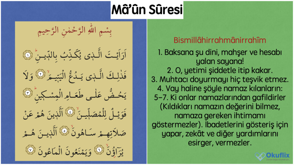 Surelerİn okunuşları - OkuFLIX
